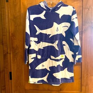 Mini Boden Shark Swim Cover up